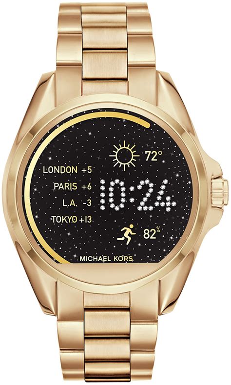 michael kors mk access bradshaw black smartwatch|Michael Kors access touchscreen smartwatch.